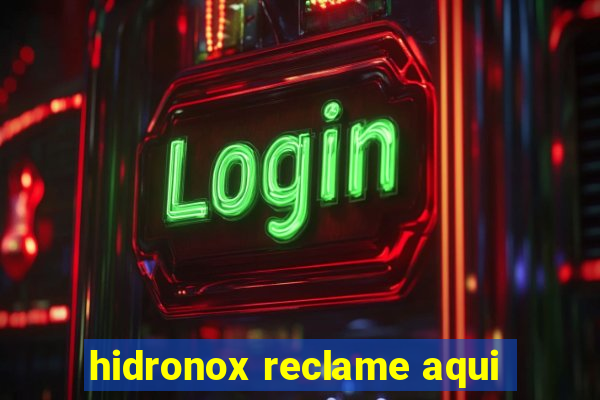 hidronox reclame aqui